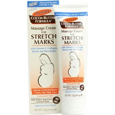 Palmer's Pregnancy masážní krém proti striím Cocoa Butter Formula For Tummy Hips Things & Bust 125 g