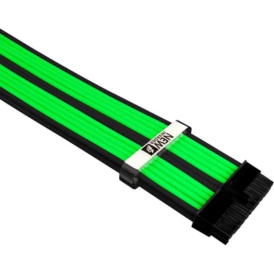 1STPLAYER комплект удължителни кабели Custom Modding Cable Kit Black/Green - ATX24P, EPS, PCI-e - BGE-001 (BGE-001)