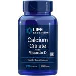 Life Extension Калций (цитрат) + Витамин D3 - Calcium Citrate with Vitamin D3, 200 капсули (01963 LE)