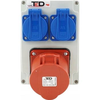 STAVEBNÍ ROZVADĚČ COMBOPOL SET 1 X 400V 32A/5P + 2 x 250V IP44