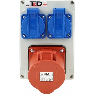 STAVEBNÍ ROZVADĚČ COMBOPOL SET 1 X 400V 32A/5P + 2 x 250V IP44