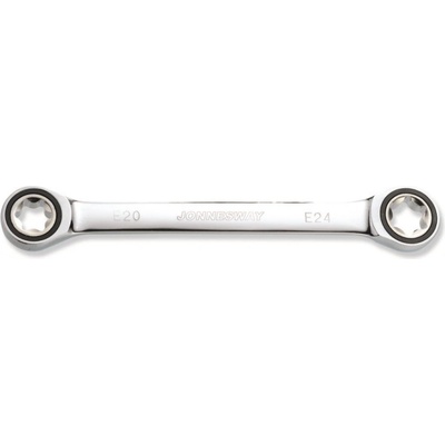Jonnesway Očkový klíč s ráčnou TORX-E E14xE18 mm W671418