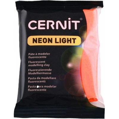 Cernit neon light oranžová 56 g 752