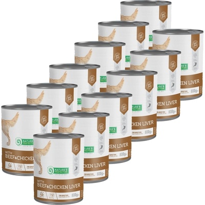 Natures Protection Adult Beef & Chicken 12 x 800 g