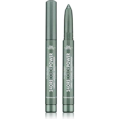 Deborah Milano voděodolný vysouvací oční stín v tužce 24ore Color Power 06 Golden Green 1,4 g