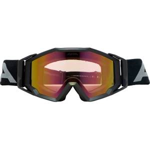 Alpina Маска Alpina Circus Q-Lite Mirror S1 (VLT 48%) + Clear S0 Goggles - Black Matt / Q-LITE Red Mirror - размер One Size (205-5195-0111)