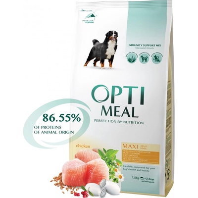Optimeal Superpremium pro dospělé psy velkých plemen s kuřecím masem 1,5 kg