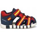 Geox, B Sandal Iupidoo červená tmavo modrá