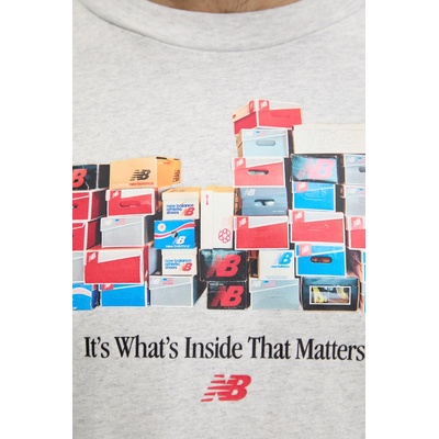 New Balance тениска мъжка памучна Boxes (MT61H0DXAHH)