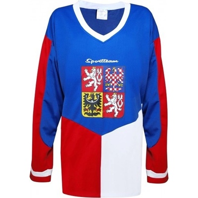 SPORT TEAM HOKEJ DRES ČR 4 modrá,biela,červená