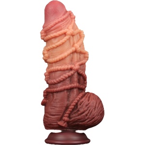 Lovetoy King size двуслоен силиконов анален разширител