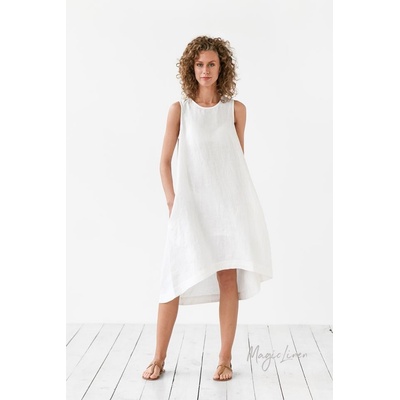 Magic Linen Ľanové šaty Toscana White