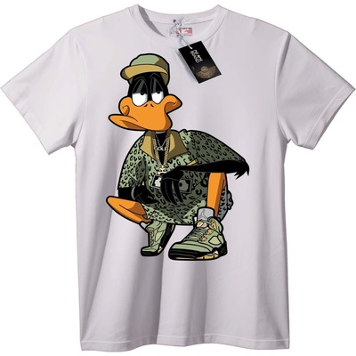 NOONEBRAND Тениска Дафи Дък Градски Стил - XXS, Black