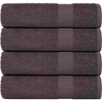 vidaXL Кърпи за ръце FROGN 4 бр. Антрацит 50x100 см 360 г/м2 (136682)