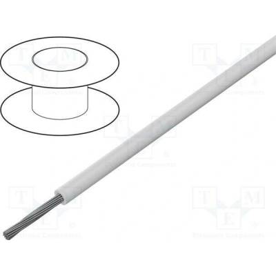 Alpha Wire 7131 WH001 Vodič HookUp Wire lanko Cu 22AWG PVC bílá 300V 305m