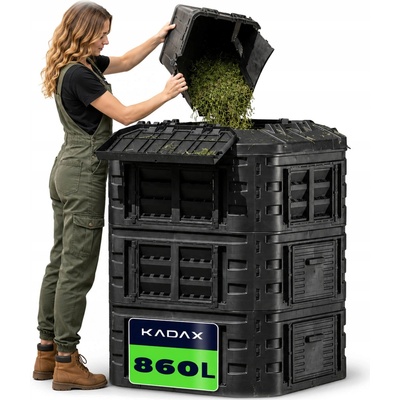 Kadax 1 komorový 860 l černý