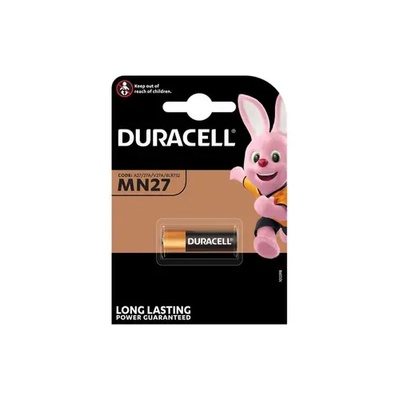 Duracell Алкална батерия duracell 12 v 1 бр. в опаковка за аларми А27 lr27 mn27 (dur-ba-lr27-1pk)