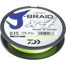 Daiwa Šnúra J-Braid 4 Žltá 135m 0,21mm 12,4kg