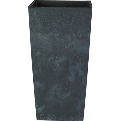 Prosperplast Květináč plast černý šedý 42 x 22,5 x 42 cm
