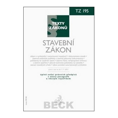Stavební zákon, právní stav ke dni 1.7. 2011