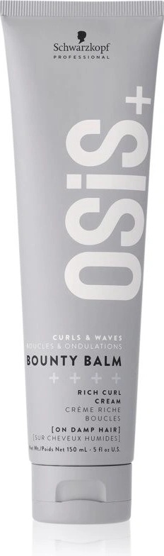 Schwarzkopf Osis+ Bounty Balm – Lockendefinier-Creme, 150 Ml – Für Lockiges, Gewelltes Haar