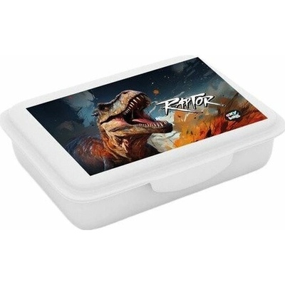 Box na svačinu s přihrádkou Dino