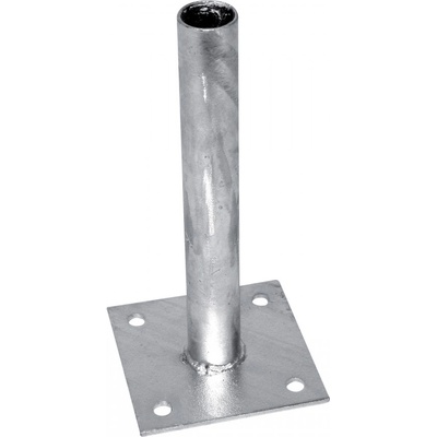Pilecký Patka Pilecký Zn k montáži kulatého sloupku na betonový základ pr. 48 mm