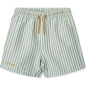 LIEWOOD Детски бордшорт LIEWOOD Kid's Duke Stripe Board Shorts Boardshorts - Stripe Peppermint / Crisp White - размер 104 (EU) (750-2484-0111)