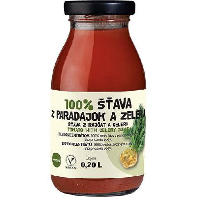Zdravo 100% šťáva z rajčat a celeru 200 ml