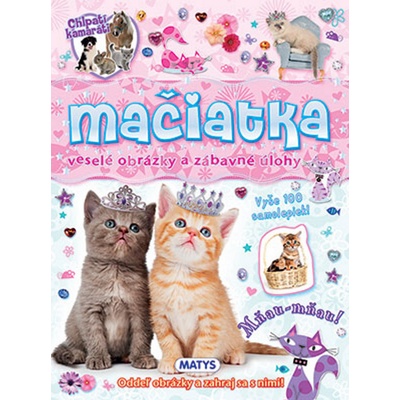 Mačiatka - veselé obrázky a zábavné úlohy