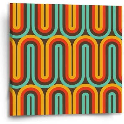 Sablio Obraz Retro vlny - 50x50 cm