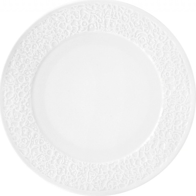 Seltmann Weiden Nori White Uni Mělký talíř 28 cm úzký dekor
