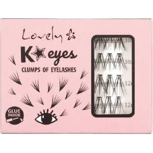 Lovely Изкуствени мигли на снопчета K Eyes, 40 броя - ozone