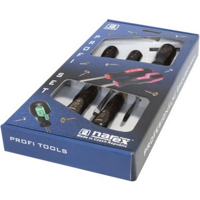 NAREX Комплект отвертки SB/PH Narex Bystrice 8580 Wood Plus - SB 3.5, SB 4.5, SB 5.5, PH 1, PH 2 - 5 бр (8580 00)