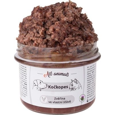 All Animals kočkopes Zverina vo vlastnej šťave 200 g
