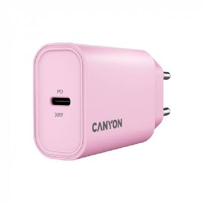 Canyon, PD 30W Travel Charger EU standard, Output: 5V3A, 9V3A, 15V2A, Max Power 30W, Blue, size: 87.8x39.8x23mm, weight: 62.3g (CNE-CHA30CLLBL)