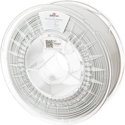 Spectrum 80115 3D филамент, Premium PLA, 1, 75mm, 1000g, Светло сив (Light grey) (80115)