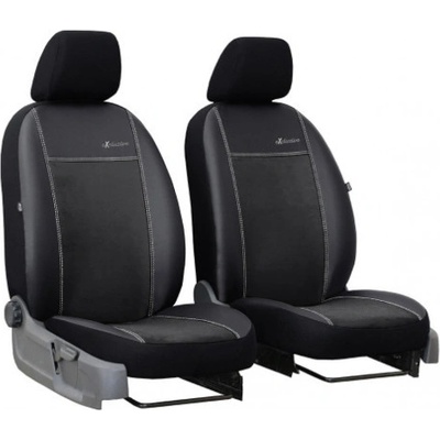 Autopoťah Pok-ter Exclusive Alcantara 1+1 predné Alcantara-koža čierno-čierne
