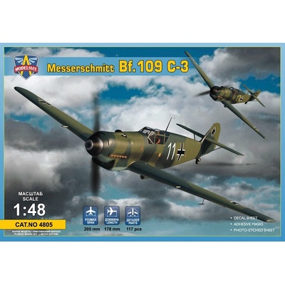 MODELSVIT Messerschmitt Bf 109 C 3 2x camo 1:48