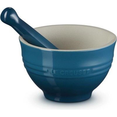 Le Creuset Mažiar s tĺčikom 11 cm, DEEP TEAL, kamenina
