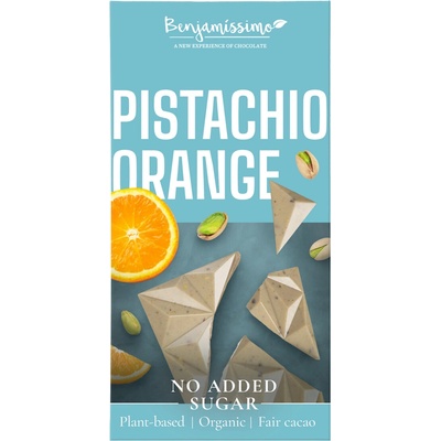 Benjamissimo BIO Pistácie a pomeranč bez cukru 60 g