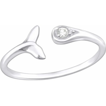 Image 1 of Bijutanki Отворен Сребърен Пръстен - Кит