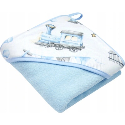 Ankras Detská osuška s kapucňou Baby 100x100 cm modrá