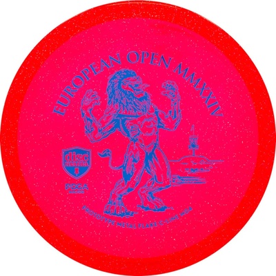 MD4 Metal Flake C-Line (Discmania) Červená