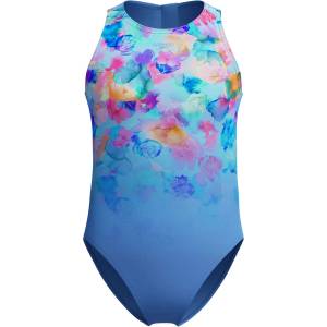 Speedo Цял бански girls print hydrasuit
