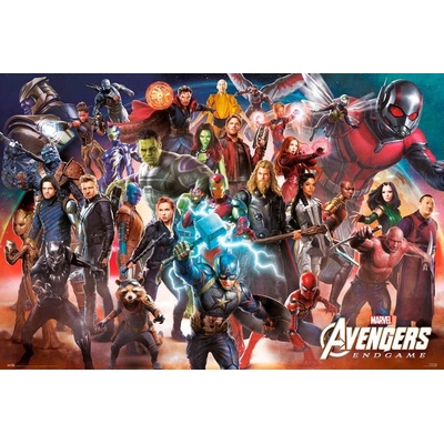 Plagát, Obraz - Avengers: Endgame - Line Up, 91.5 × 61 cm