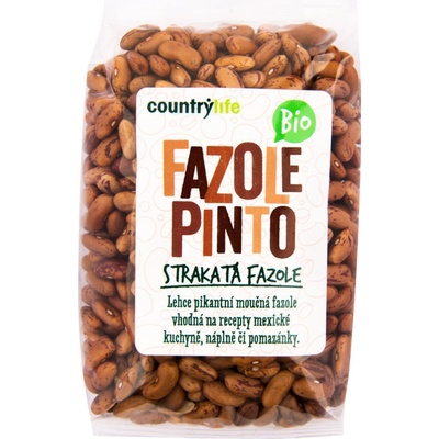 Country Life Fazuľa Pinto BIO 0,5 kg