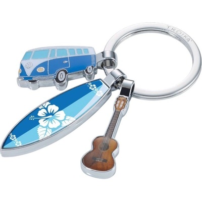 TROIKA Ключодържател Хавайски сърф Troika KR16-14/CH (KR16-14/CH)
