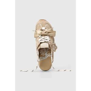 Naked Wolfe чехли дамски от велур Admire Off White Suede (Admire.Off.White.Suede)