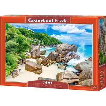 Castorland Пъзел Castorland от 500 части - Остров Диг, Сейшели (B-54251)